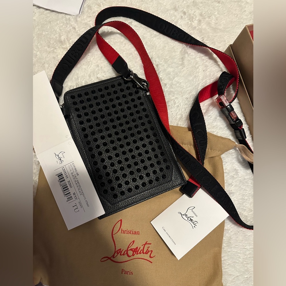 Christian Louboutin Calf Empire/Spike/CL Strap